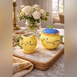 Vintage Pfaltzgraff Cream & Sugar Set – Secrets of Pistoulet by Jana Kolpen